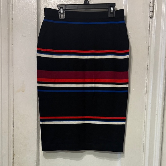 Vince Camuto Multicolor Striped Pencil Skirt - Picture 2 of 4
